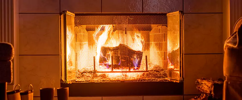 Mendota Hearth Landscape Fireplace Installation in Harvey, Louisiana