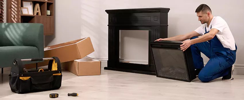 Old Rusted Metal Fireplace Repair And Replacement in Harvey, LA